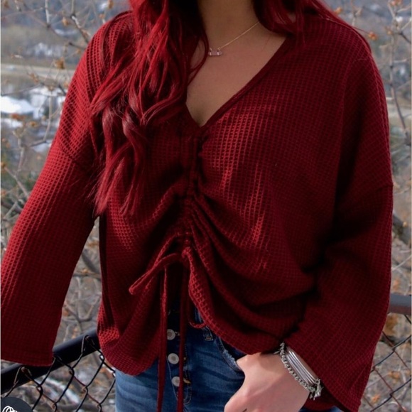 C+D+M Tops - Cinch front tunic